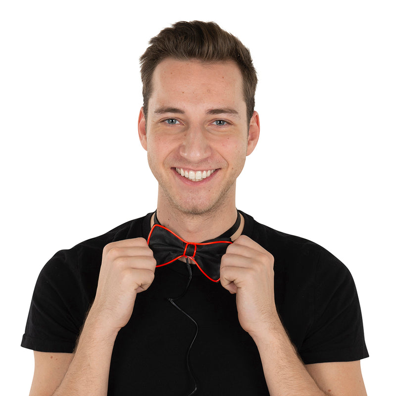 Light up LED Party Bowtie - Blue - image 8