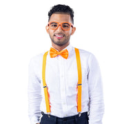 Neon Suspender, Bow-tie, Sunglasses, Accessory Set For Adults - Adults / Red - image 11