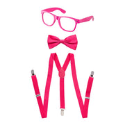Neon Suspender, Bow-tie, Sunglasses, Accessory Set For Kids - Kids / Green - image 5
