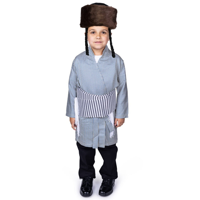 White and Gold Yerushalmi Gartel Belt | Costume-Shop.com