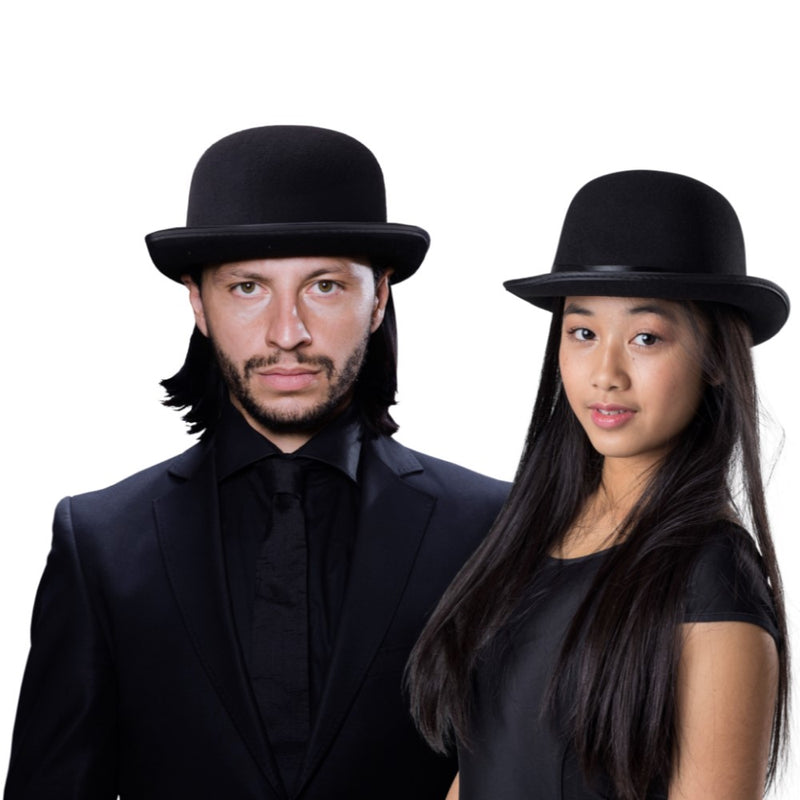 Classic Adult Derby Hat - Black Bowler Hat | Costume-Shop.com