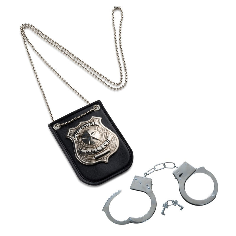 Police Badge and Handcuff Set for Kids - image 1
