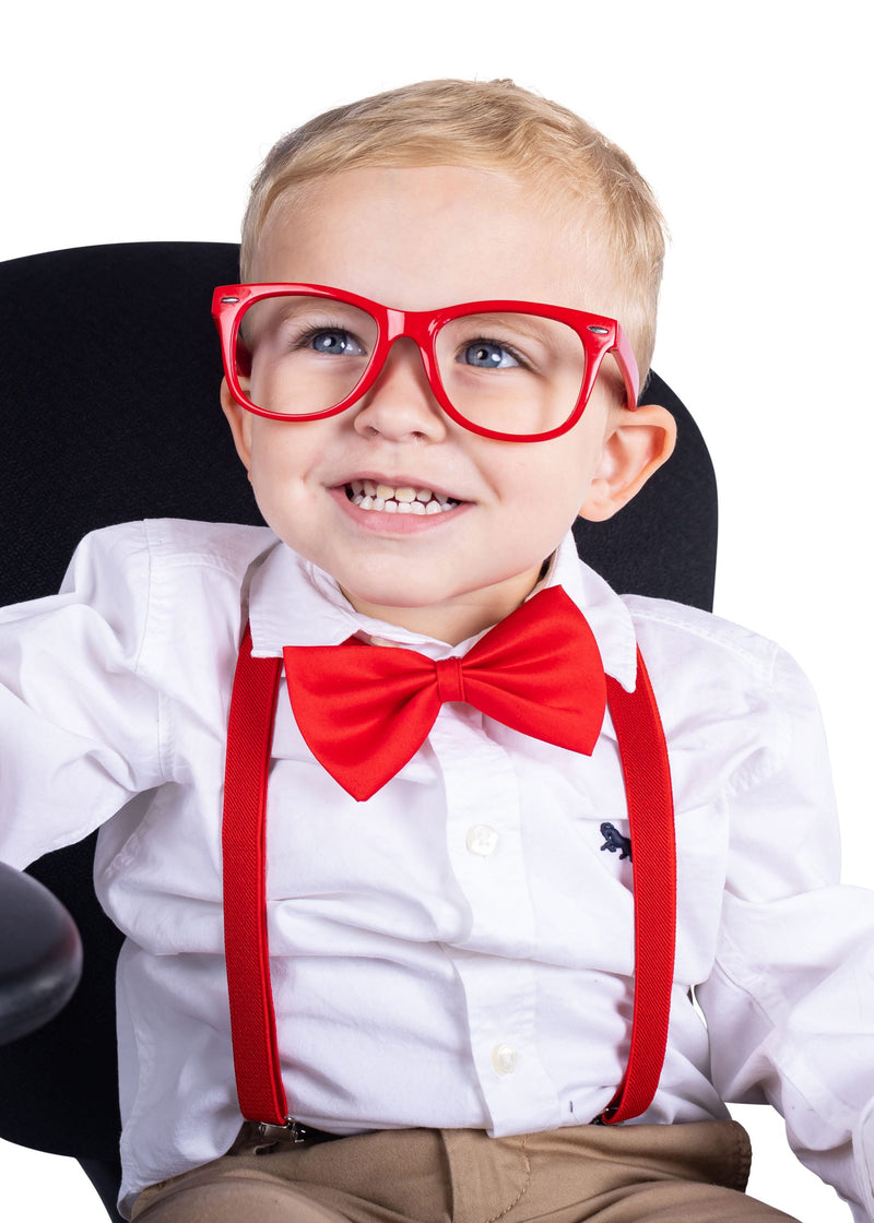 Neon Suspender, Bow-tie, Sunglasses, Accessory Set for Toddlers - Toddlers / Green - image 6