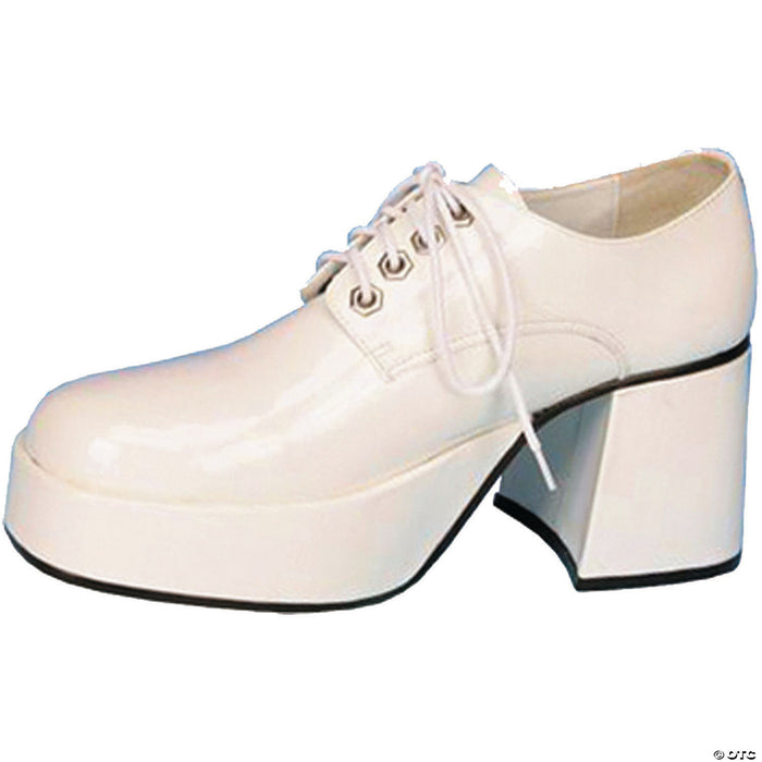 White Patent Platform Shoes | Costume-Shop.com