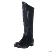 Kid’s Black Superhero Boots - Size 11/12 - 11-12 - image 1