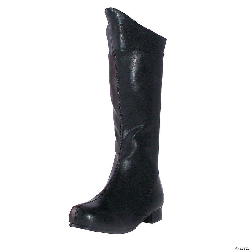 Kid’s Black Superhero Boots - Size 11/12 - 11-12 - image 1