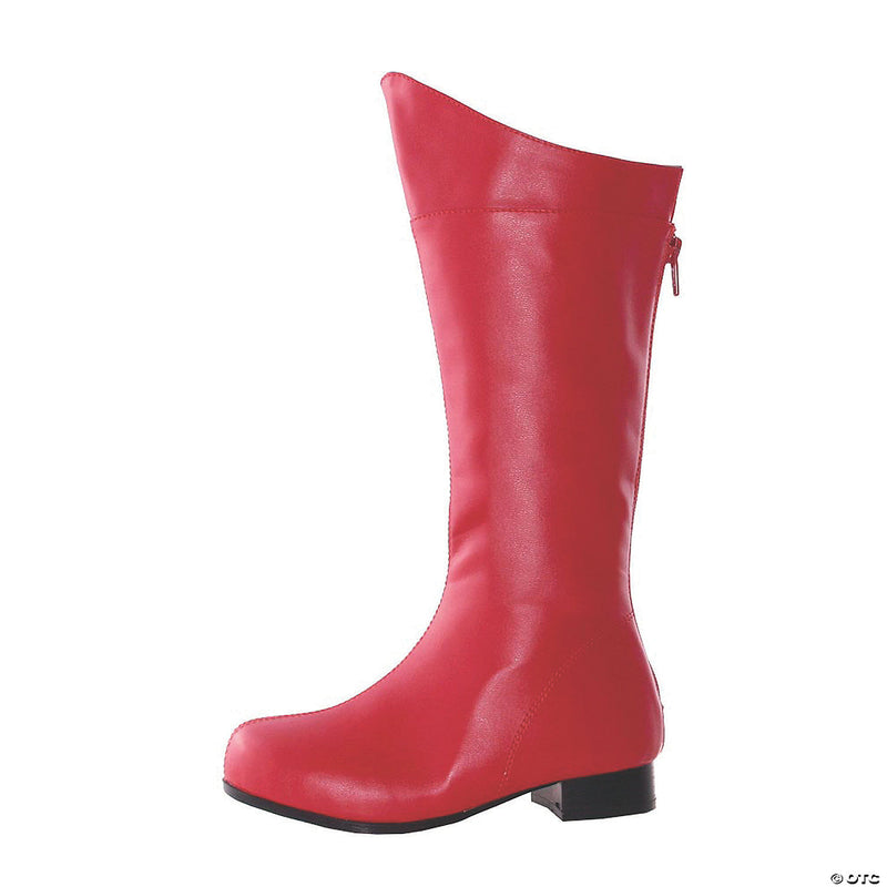 Kid’s Red Superhero Boots - Size 11/12 - 11-12 - image 1