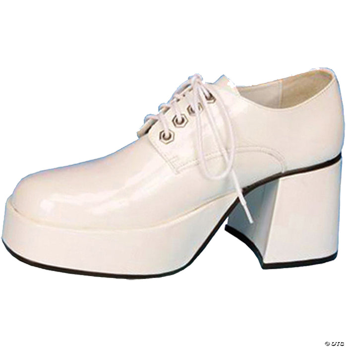 White Patent Platform Shoes | Costume-Shop.com
