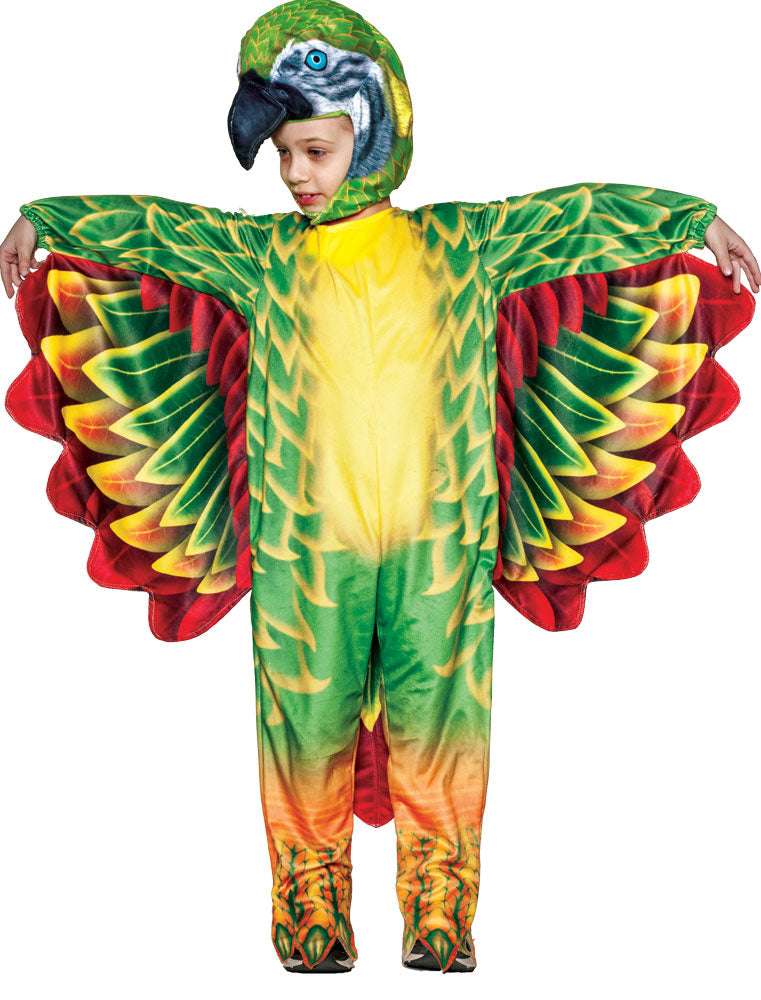 Toddler Green Parrot Costume - TODDLER 4T - image 1
