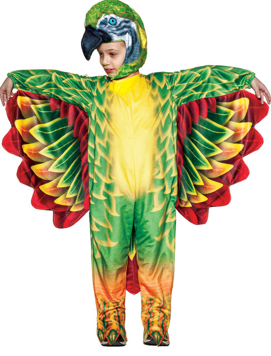 Toddler Green Parrot Costume