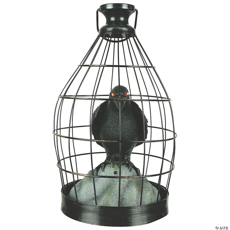 Animated Crow in Cage Prop - image 1