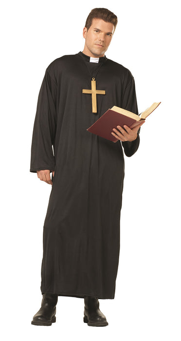 18005 Priest Costume Black