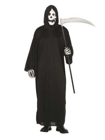 Men's Ghoul Robe-Black, One Sz