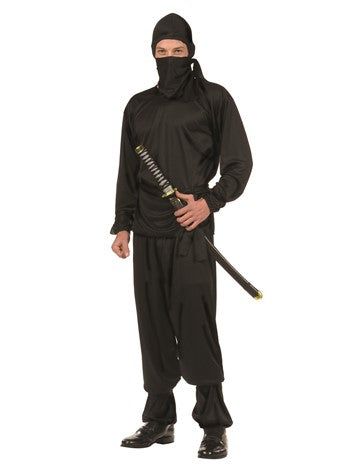 Men's Classic Ninja - Black, One Size | Costume-Shop.com - image 1