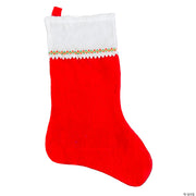 16" Red Snowtex Santa Stocking - 16 INCHES - image 2