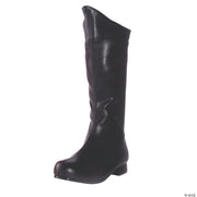 Kid’s Black Superhero Boots - Size 11/12 - 11-12 - image 2