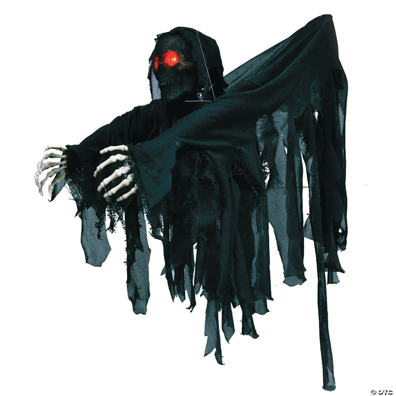 21" Hanging Black Wrapped Ghoul - image 1