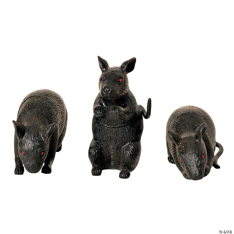 Black Mini Mice Assortment - 3 pc/ 24 pc PDQ - image 1