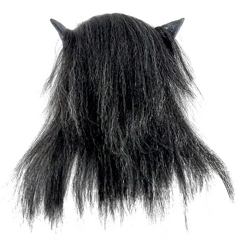 Black Wolf Costume Latex Mask - One Size Fits Most - image 3