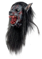 Black Wolf Costume Latex Mask - One Size Fits Most - image 5