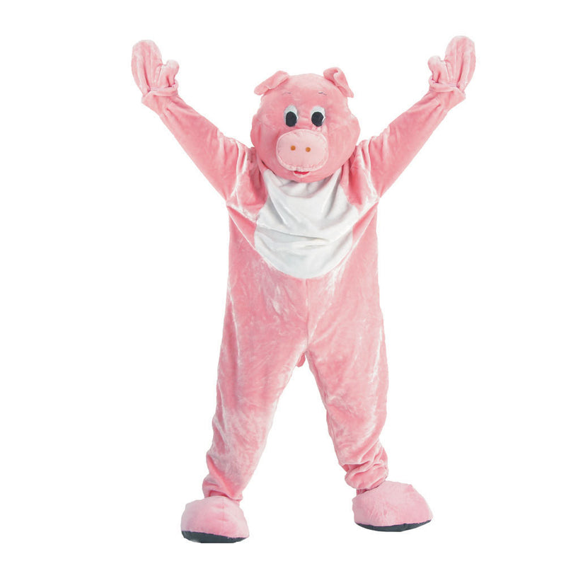 Pink Pig Plush Economy Mascot Costume | Costume-Shop.com - Large(12-14) - image 1