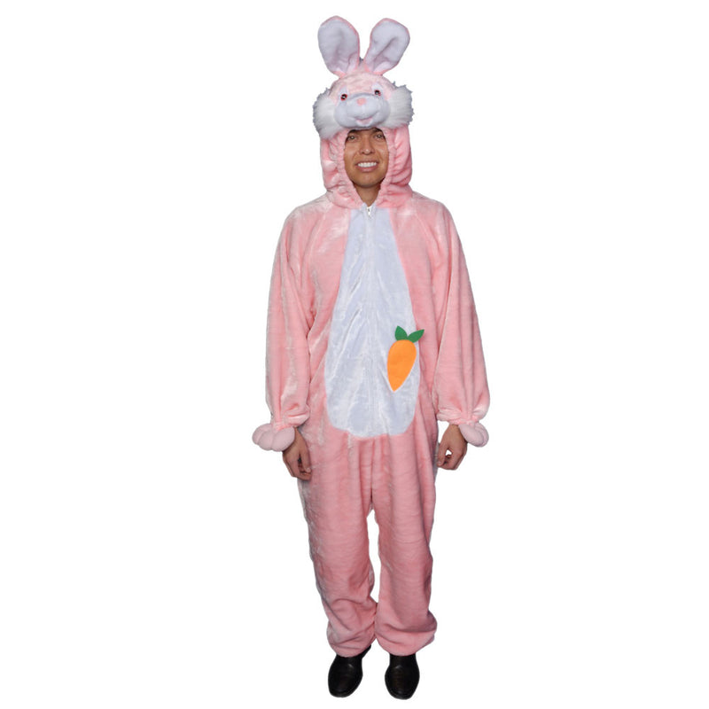 Deluxe Adventure Bunny Jumpsuit | Costume-Shop.com - Pink - image 1