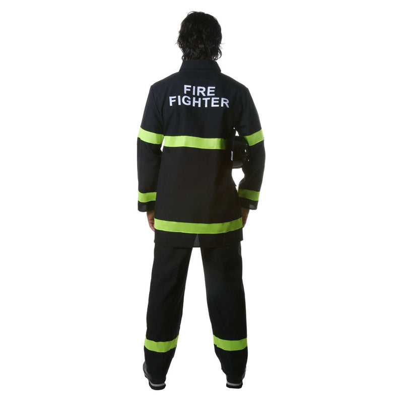 Ultimate Realism Adult Black Firefighter | Costume-shop.com - Small - image 2