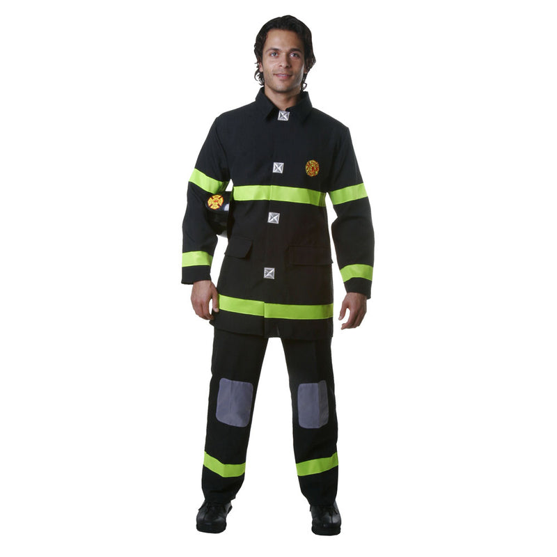 Ultimate Realism Adult Black Firefighter | Costume-shop.com - Small - image 1