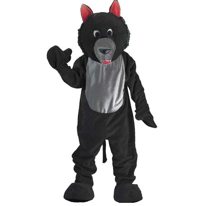 Wolf Mascot, Black | Costume-Shop.com
