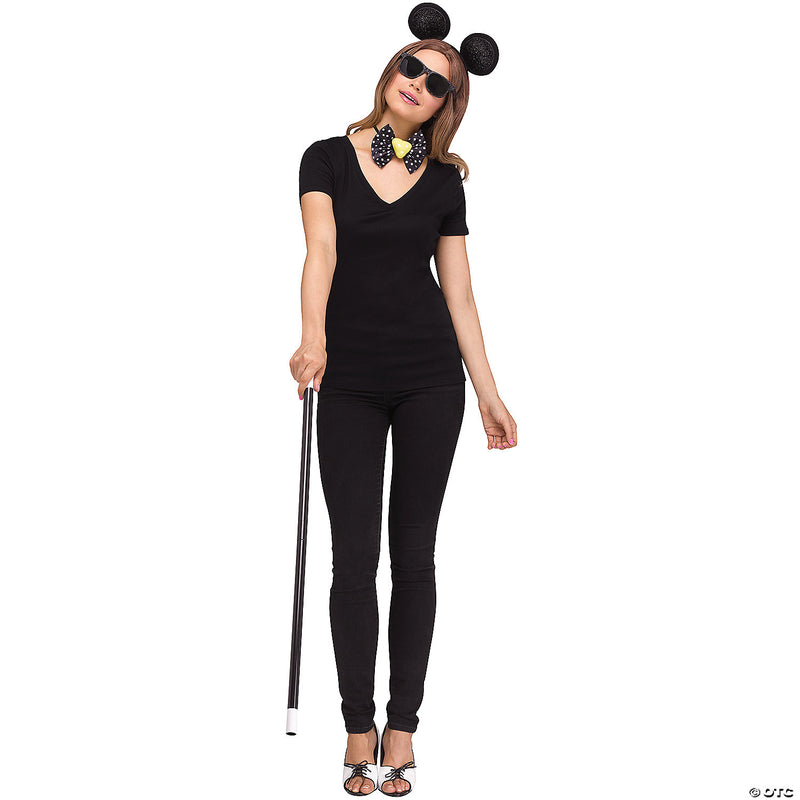 3 Blind Mice Costume Kit - Perfect for Trio Fun! 🐭🎩 - BLACK - image 1