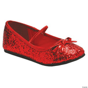 Kid’s Black Glitter Ballet Shoes | Costume-Shop.com - BLACK / 13-1 - image 5