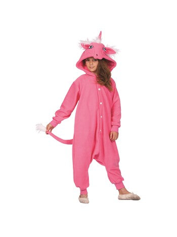 Diva Unicorn Pink Kid Union Suit | Costume-Shop.com - image 1