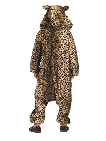 Lux Leopard Kid Union Suit Lrg