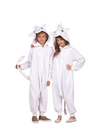 Una White Unicorn Child Union Suit | Costume-Shop.com - image 1