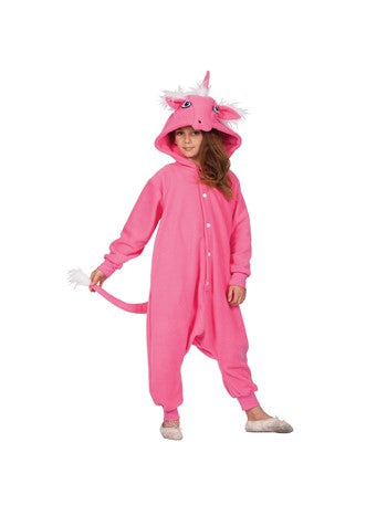 Diva Unicorn Pink Kid Funsie | Costume-Shop.com - image 1