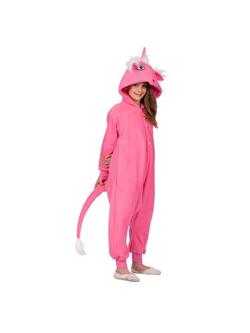 Diva Unicorn Pink Kid Funsie | Costume-Shop.com - image 2