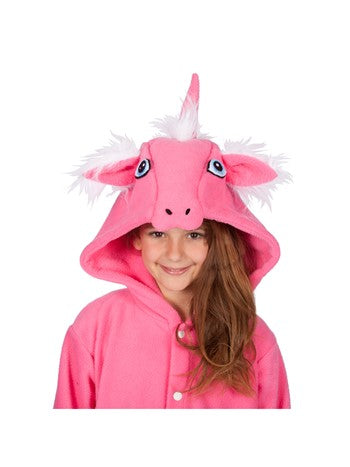 Diva Unicorn Pink Kid Funsie | Costume-Shop.com - image 4