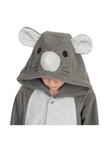 Mouse Kid's Funsie-Gray S (4-6