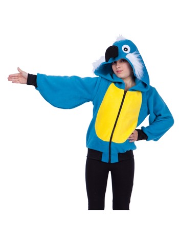 Pepper Parrot Kid Hoodie | Costume-Shop.com - Large - image 1