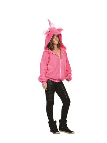 Diva Pink Unicorn Adult Hoodie | Costume-Shop.com