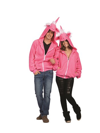 Diva Pink Unicorn Adult Hoodie