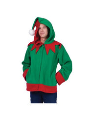 Santa Helper Adult Green Hoodie | Costume-Shop.com - Large - image 1
