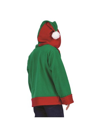 Santa Helper Adult Green Hoodie | Costume-Shop.com - Large - image 2