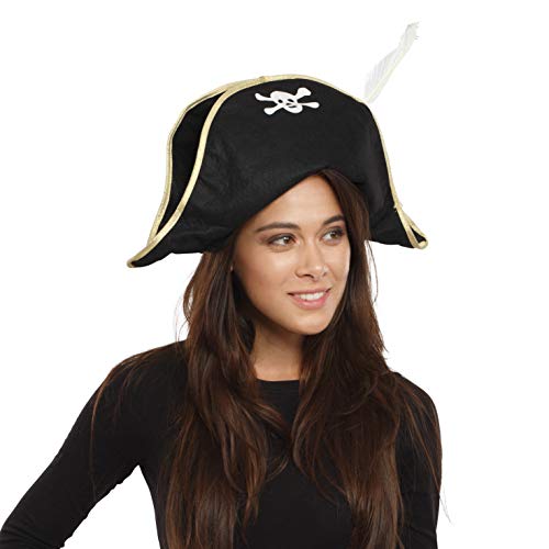 Foldable Pirate Hat – Adult - image 1