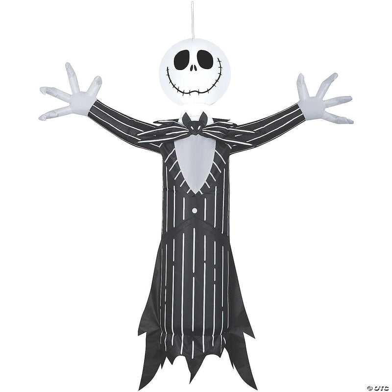 42" Inflatable Jack Skellington on Tombstone | Costume-shop.com - image 1