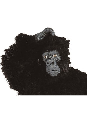 Gorilla mask adult size, Black
