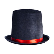 Elegant Tuxedo Top-Hat with Red Trim | Costume-Shop.com - image 1