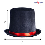 Elegant Tuxedo Top-Hat with Red Trim | Costume-Shop.com - image 2