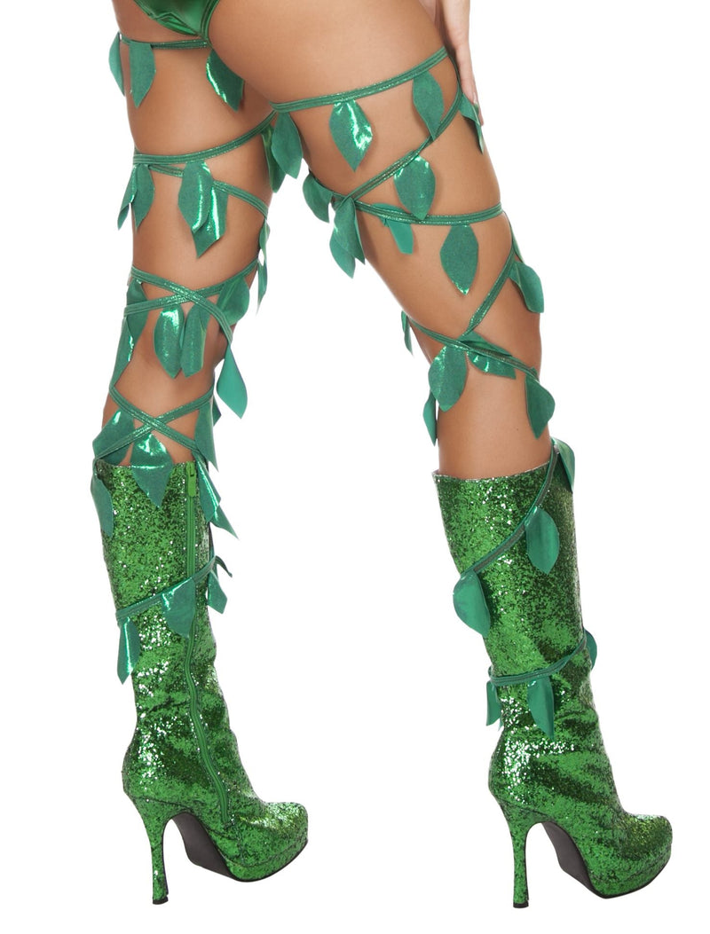 Green Leaf Thigh Wraps | Costume-Shop.com - Green / O/S - image 1
