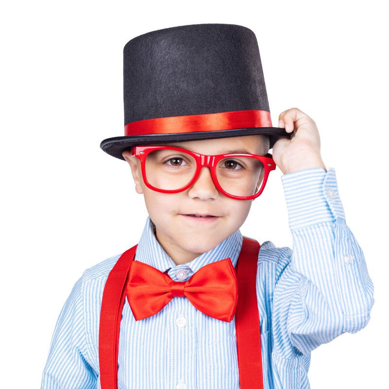 Tuxedo Tophat Red Trim Kids | Costume-Shop.com - image 3